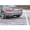Maxton - RAJOUT DU PARE-CHOCS ARRIERE MERCEDES-BENZ SLK R172 Noir Brillant