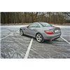 Maxton - RAJOUT DU PARE-CHOCS ARRIERE MERCEDES-BENZ SLK R172 Noir Brillant