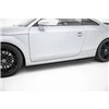 Maxton - Rajouts Des Bas De Caisse Pour V.1 Audi TT S / TT S-Line 8J Facelift Noir Brillant