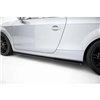 Maxton - Rajouts Des Bas De Caisse Pour V.1 Audi TT S / TT S-Line 8J Facelift Noir Brillant
