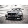 Maxton - LAME DU PARE-CHOCS AVANT / SPLITTER V.3 BMW 1 F20/F21 M-Power Noir Brillant