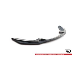 Maxton - LAME DU PARE-CHOCS AVANT / SPLITTER V.3 BMW 1 F20/F21 M-Power Noir Brillant