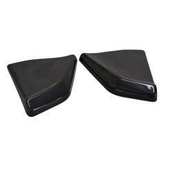 Maxton - Lames De Pare-Chocs Arrière Latérales Chevrolet Corvette Stingray C7 Noir Brillant