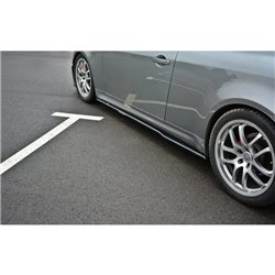 Maxton - SET DES DIFFUSEUR DES BAS DE CAISSE INFINITI G35 COUPE Noir Brillant