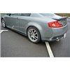 Maxton - LAME DU PARE-CHOCS ARRIERE INFINITI G35 COUPE Noir Brillant