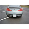 Maxton - LAME DU PARE-CHOCS ARRIERE INFINITI G35 COUPE Noir Brillant