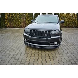 Maxton - LAME DU PARE-CHOCS AVANT / SPLITTER V.1 JEEP GRAND CHEROKEE WK STR8 Noir Brillant