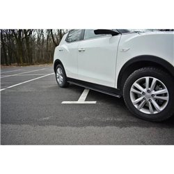 Maxton - SET DES DIFFUSEUR DES BAS DE CAISSE SSANGYONG TIVOLI Noir Brillant