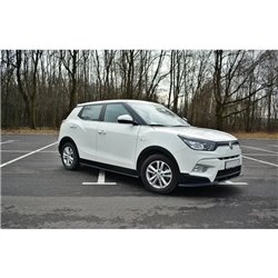 Maxton - SET DES DIFFUSEUR DES BAS DE CAISSE SSANGYONG TIVOLI Noir Brillant