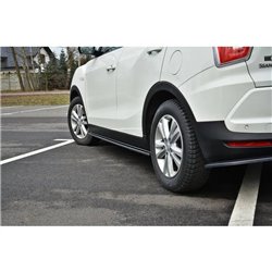 Maxton - SET DES DIFFUSEUR DES BAS DE CAISSE SSANGYONG TIVOLI Noir Brillant