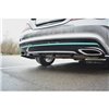 Maxton - RAJOUT DU PARE-CHOCS ARRIERE MERCEDES-BENZ CLA C117 AMG-LINE FACELIFT Noir Brillant
