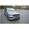 Maxton - LAME DU PARE-CHOCS AVANT / SPLITTER V.1 MERCEDES-BENZ CLA C117 AMG-LINE FACELIFT Noir Brillant