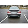 Maxton - LAME DU PARE-CHOCS ARRIERE MERCEDES-BENZ CLA C117 AMG-LINE FACELIFT Noir Brillant