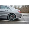 Maxton - LAME DU PARE-CHOCS ARRIERE MERCEDES-BENZ CLA C117 AMG-LINE FACELIFT Noir Brillant
