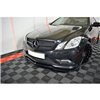 Maxton - Lame Du Pare-Chocs Avant / Lame Mercedes-Benz E-Class W207 Coupe AMG-Line Noir Brillant