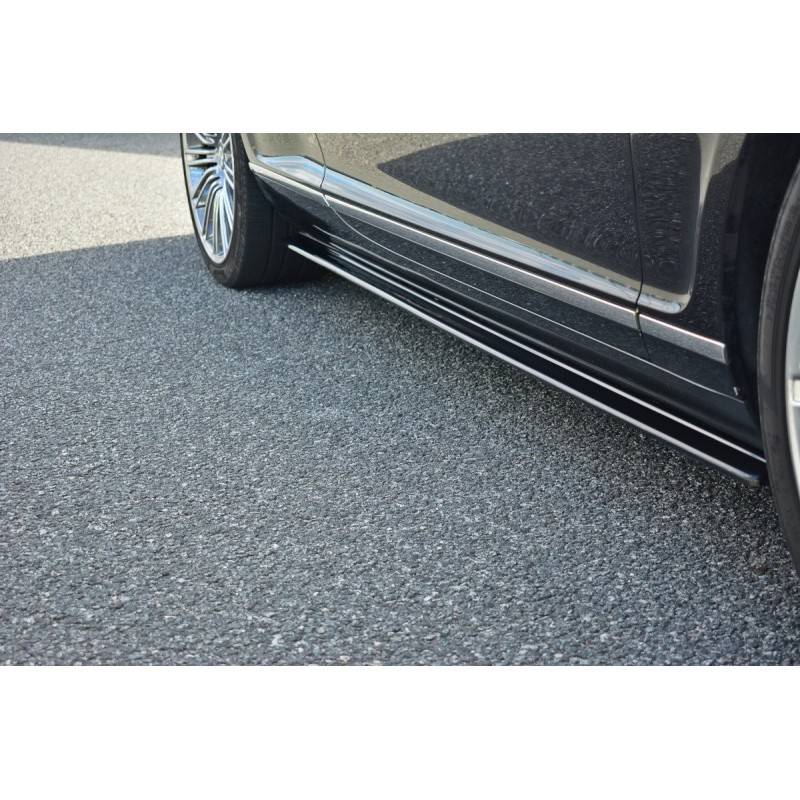 Maxton - SET DES DIFFUSEUR DES BAS DE CAISSE BENTLEY CONTINENTAL GT Noir Brillant