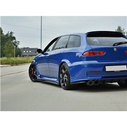 Maxton - SET DES DIFFUSEUR DES BAS DE CAISSE ALFA ROMEO 156 GTA Noir Brillant