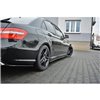 Maxton - SET DES DIFFUSEUR DES BAS DE CAISSE MERCEDES-BENZ E63 AMG W212 Noir Brillant
