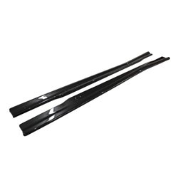 Maxton - SET DES DIFFUSEUR DES BAS DE CAISSE MERCEDES-BENZ E63 AMG W212 Noir Brillant