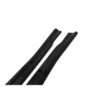 Maxton - SET DES DIFFUSEUR DES BAS DE CAISSE MERCEDES-BENZ E63 AMG W212 Noir Brillant