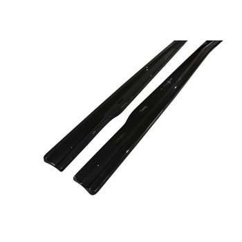 Maxton - SET DES DIFFUSEUR DES BAS DE CAISSE MERCEDES-BENZ E63 AMG W212 Noir Brillant