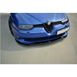 Maxton - LAME DU PARE-CHOCS AVANT / SPLITTER V.1 ALFA ROMEO 156 GTA Noir Brillant