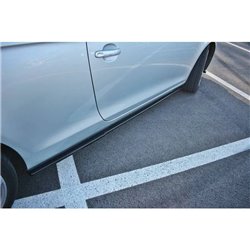 Maxton - SET DES DIFFUSEUR DES BAS DE CAISSE VW EOS Noir Brillant