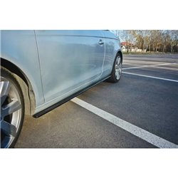 Maxton - SET DES DIFFUSEUR DES BAS DE CAISSE VW EOS Noir Brillant