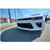 Maxton - LAME DU PARE-CHOCS AVANT / SPLITTER V.1 CHEVROLET CAMARO 6TH-GEN. PHASE-I 2SS COUPE Noir Brillant