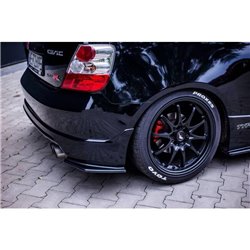 Maxton - LAME DU PARE-CHOCS ARRIERE HONDA CIVIC EP3 (MK7) TYPE-R/S FACELIFT Noir Brillant