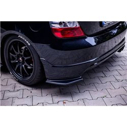 Maxton - LAME DU PARE-CHOCS ARRIERE HONDA CIVIC EP3 (MK7) TYPE-R/S FACELIFT Noir Brillant