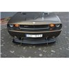 Maxton - HYBRID LAME DU PARE-CHOCS AVANT V.1 DODGE CHALLENGER MK3. PHASE-I SRT8 COUPE ABS+Noir Brillant