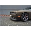 Maxton - HYBRID LAME DU PARE-CHOCS AVANT V.1 DODGE CHALLENGER MK3. PHASE-I SRT8 COUPE ABS+Noir Brillant
