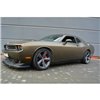 Maxton - HYBRID LAME DU PARE-CHOCS AVANT V.1 DODGE CHALLENGER MK3. PHASE-I SRT8 COUPE ABS+Noir Brillant