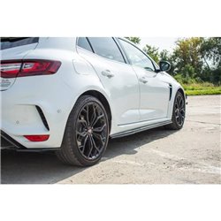 Maxton - SET DES DIFFUSEUR DES BAS DE CAISSE Renault Megane IV RS Noir Brillant