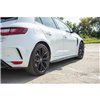 Maxton - SET DES DIFFUSEUR DES BAS DE CAISSE Renault Megane IV RS Noir Brillant