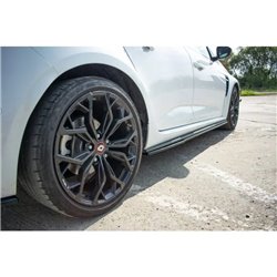 Maxton - SET DES DIFFUSEUR DES BAS DE CAISSE Renault Megane IV RS Noir Brillant