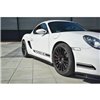 Maxton - SET DES DIFFUSEUR DES BAS DE CAISSE PORSCHE CAYMAN S 987C Noir Brillant