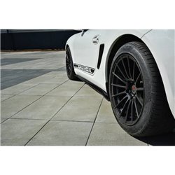 Maxton - SET DES DIFFUSEUR DES BAS DE CAISSE PORSCHE CAYMAN S 987C Noir Brillant