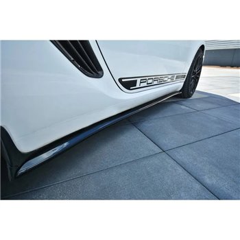 Maxton - SET DES DIFFUSEUR DES BAS DE CAISSE PORSCHE CAYMAN S 987C Noir Brillant