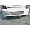 Maxton - LAME DU PARE-CHOCS ARRIERE PORSCHE CAYMAN S 987C Noir Brillant