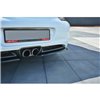 Maxton - LAME DU PARE-CHOCS ARRIERE PORSCHE CAYMAN S 987C Noir Brillant