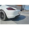 Maxton - LAME DU PARE-CHOCS ARRIERE PORSCHE CAYMAN S 987C Noir Brillant
