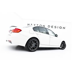 Maxton - Rajouts Des Bas De Caisse BMW 3 M-Pack F30 / F30 Facelift Noir Brillant
