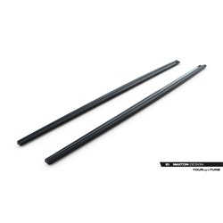 Maxton - Rajouts Des Bas De Caisse BMW 3 M-Pack F30 / F30 Facelift Noir Brillant