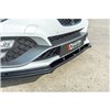 Maxton - LAME DU PARE-CHOCS AVANT / SPLITTER V.1 Renault Megane IV RS Noir Brillant