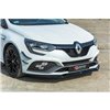 Maxton - LAME DU PARE-CHOCS AVANT / SPLITTER V.2 Renault Megane IV RS Noir Brillant