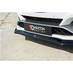 Maxton - LAME DU PARE-CHOCS AVANT / SPLITTER V.2 Renault Megane IV RS Noir Brillant