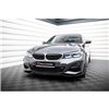 Maxton - Lame Du Pare-Chocs Avant V.2 BMW 3 M-Pack G20 Noir Brillant