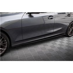 Maxton - Rajouts Des Bas De Caisse BMW 3 M-Pack G20 Noir Brillant
